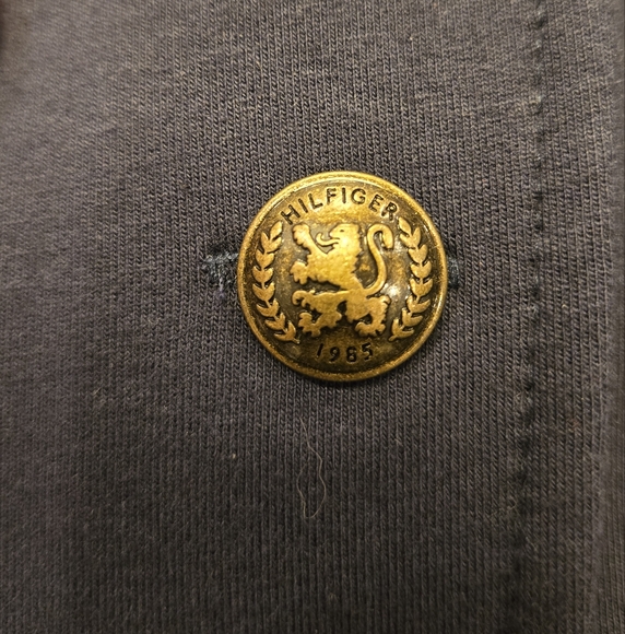 Tommy Hilfiger Women's Navy Military Band Jacket with Gold Buttons XL - Picture 9 of 15